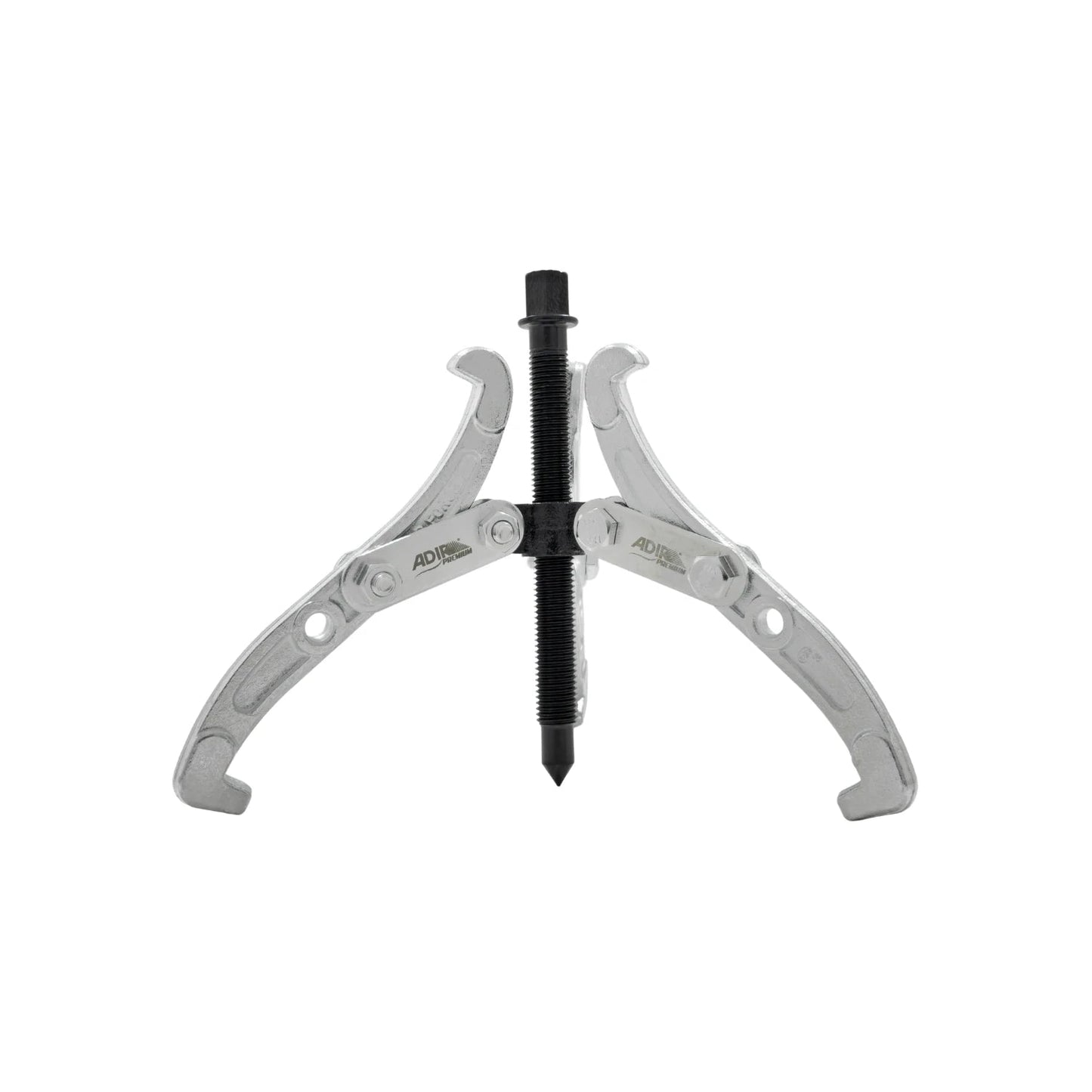 Extractor de polea universal Adir 6" de tres patas, herramienta profesional para extraer baleros y engranajes.