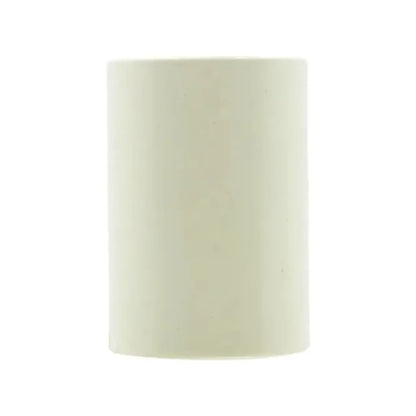 Cople de PVC color hueso para unión de tubería hidráulica lisa