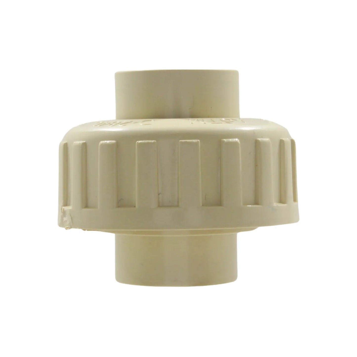 Acople tuerca unión CPVC para tuberías de fontanería, conexión resistente color crema