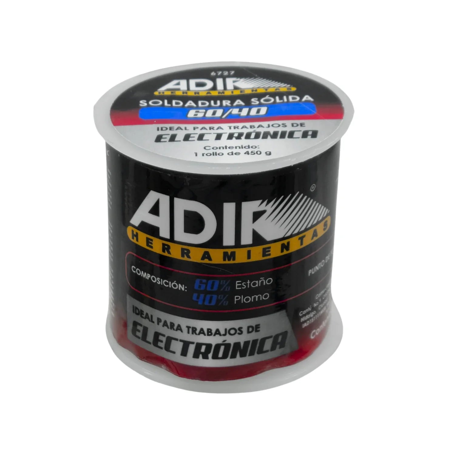 Soldadura 60/40 de 450 g Adir 6727
