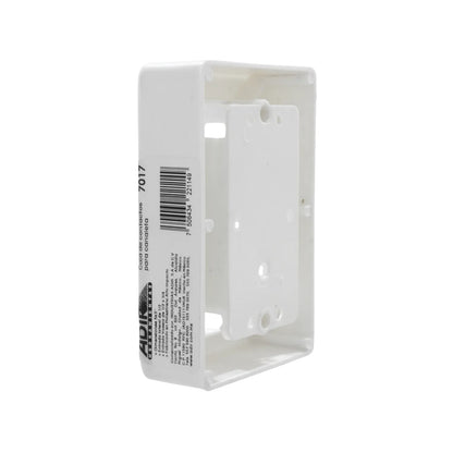 Caja universal de plástico blanca Adir 7017 para contactos eléctricos y canaleta, con entradas 1/2 y 3/4.