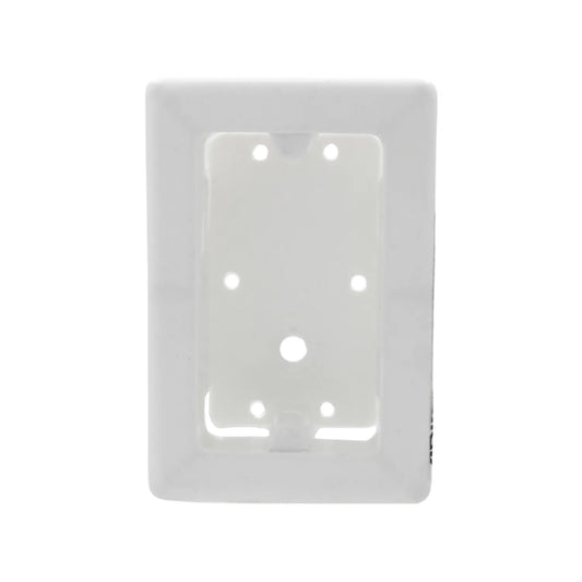 Caja universal de plástico blanca para instalaciones eléctricas y de datos, montaje de superficie