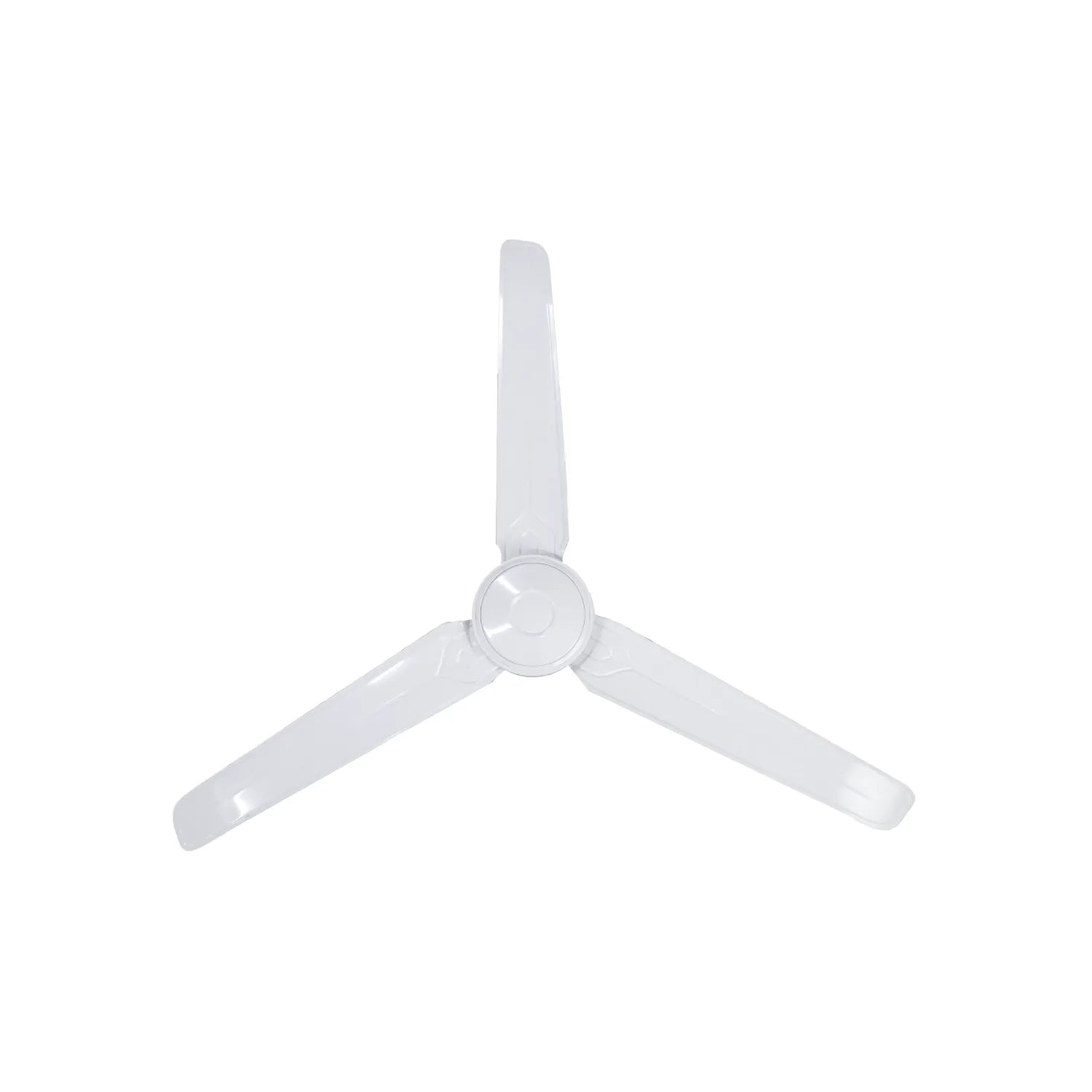 Ventilador de techo de tres aspas color blanco para ventilación residencial o comercial