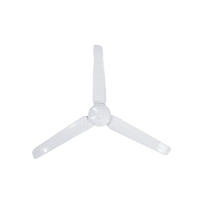Ventilador de techo de tres aspas color blanco para ventilación residencial o comercial