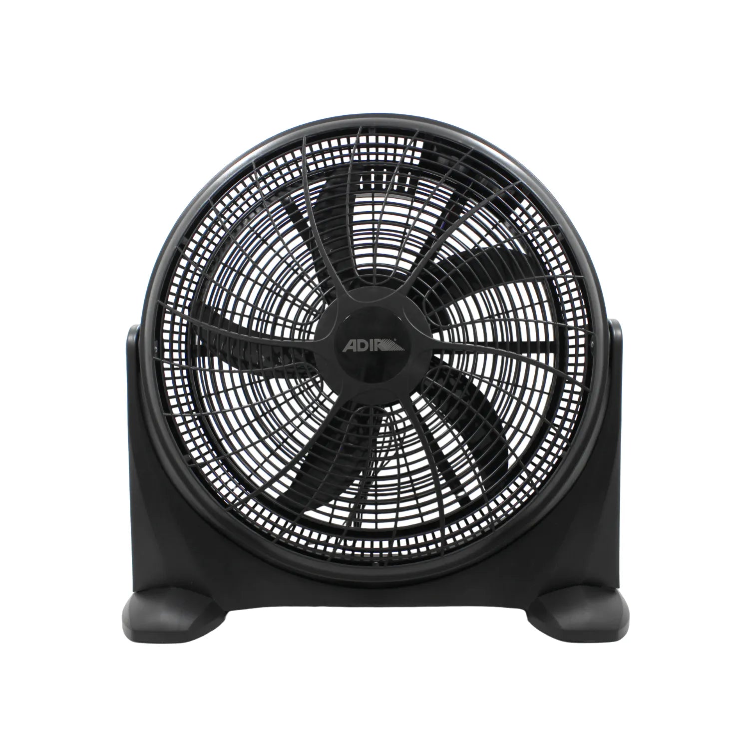 Ventilador de piso Adir circular color negro de 20 pulgadas para circulación de aire industrial y doméstico