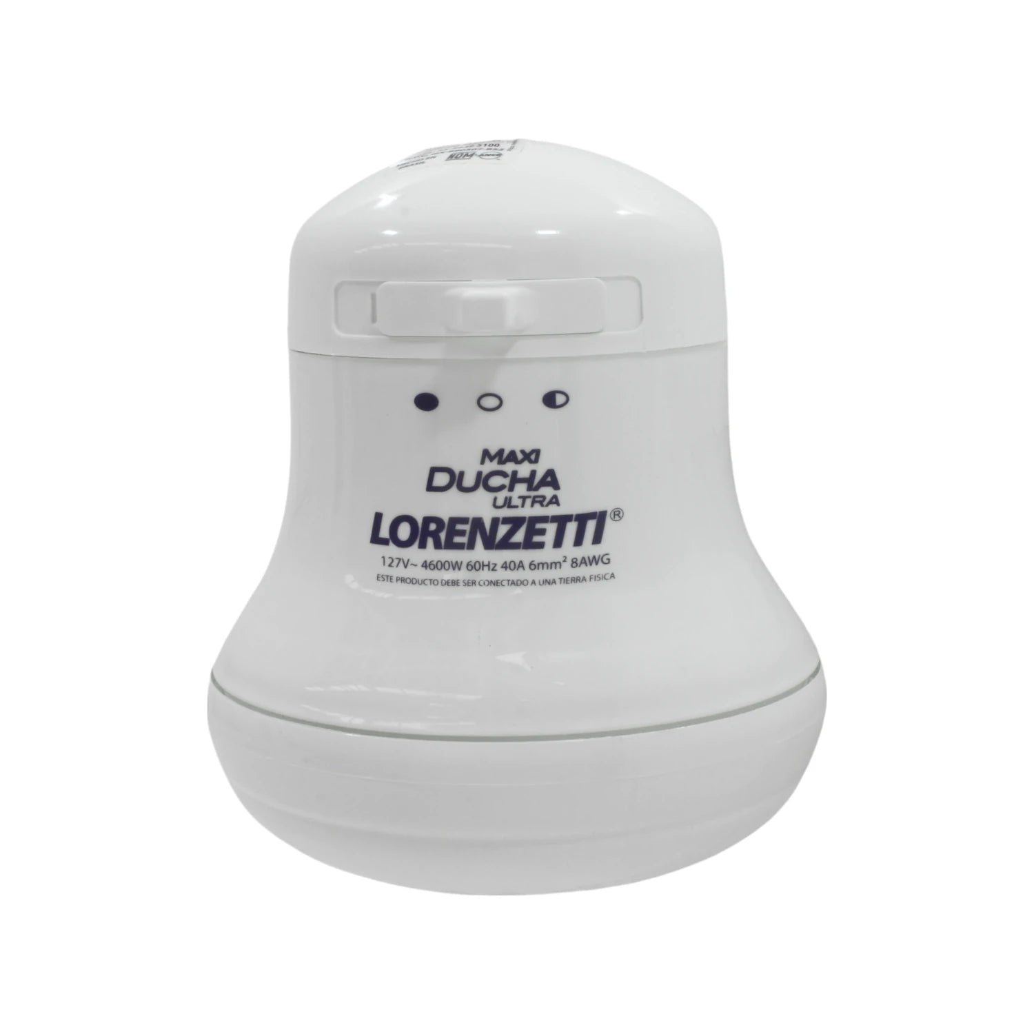 Regadera eléctrica Lorenzetti blanca Maxi Ducha Ultra 127V 4600W 3 temperaturas