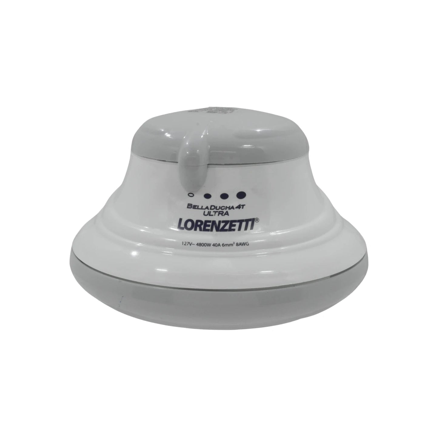 Regadera eléctrica Lorenzetti Belladucha 4T Ultra gris, 4 temperaturas 127V 4800W para baño