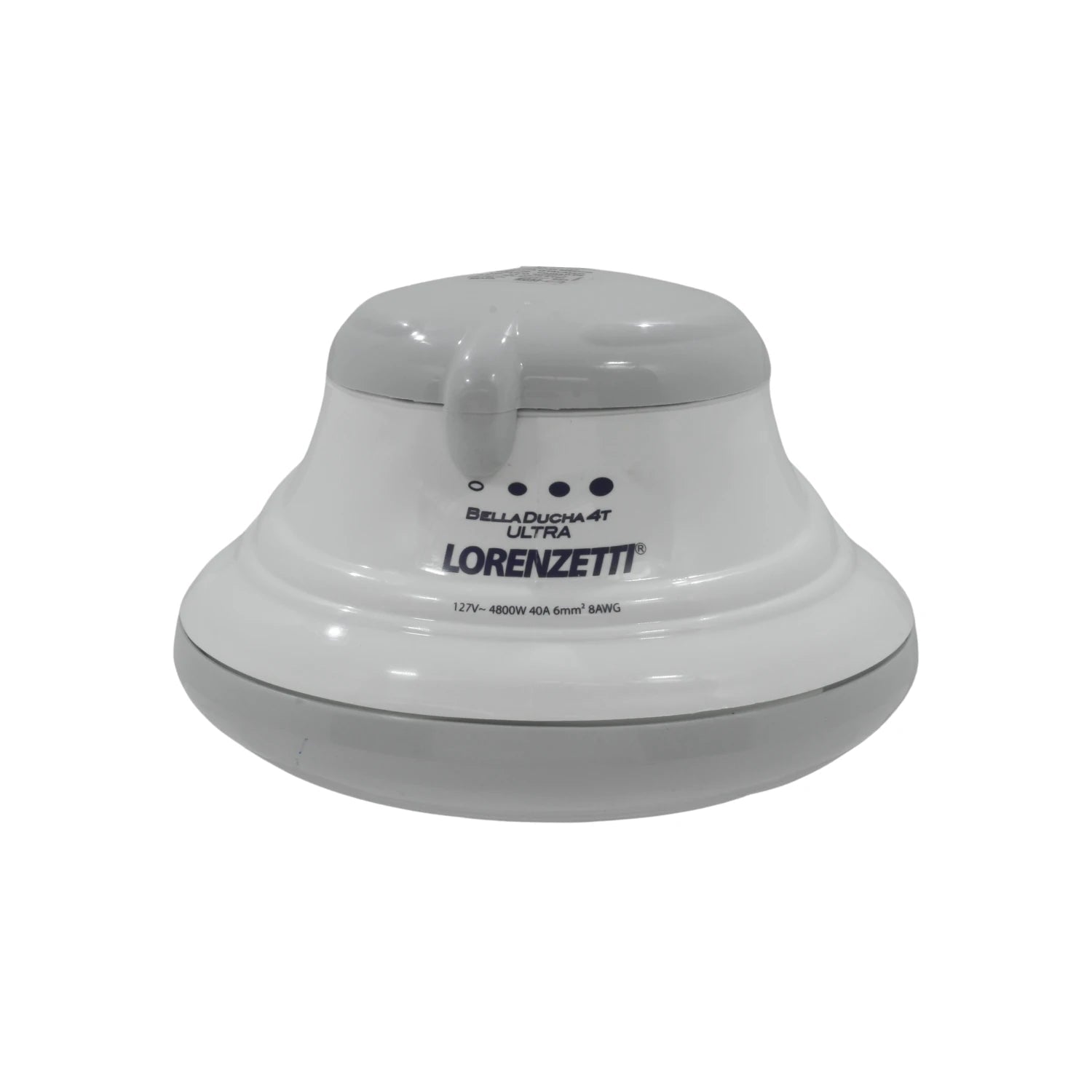 Regadera eléctrica Lorenzetti Belladucha 4T Ultra gris, 4 temperaturas 127V 4800W para baño