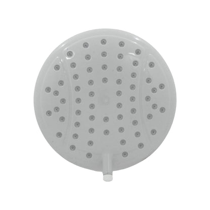 Regadera eléctrica gris con 4 temperaturas para ducha de baño