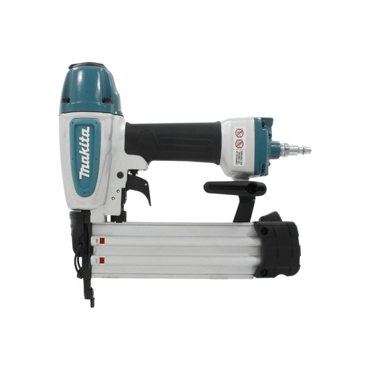 Clavadora neumática Makita para clavos de acabado, herramienta de aire comprimido turquesa y plata