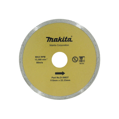 Disco 4 1/2" corona continua Makita D36837 diamantado