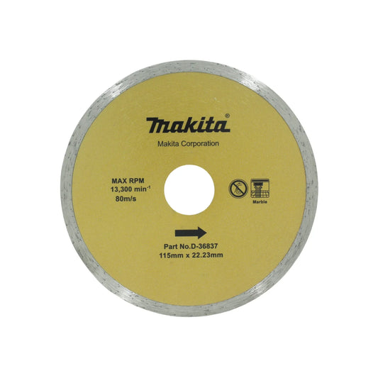 Disco 4 1/2" corona continua Makita D36837 diamantado