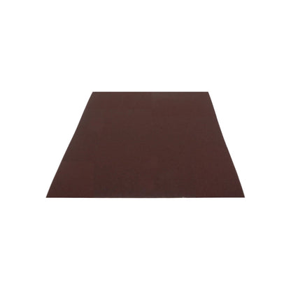 Lija de esmeril grano 150, color café rojizo, ideal para lijado de metales y eliminación de óxido