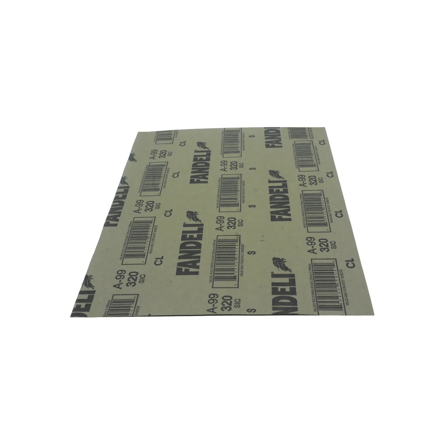 Lija de agua grano 320 Fandeli C99 00042