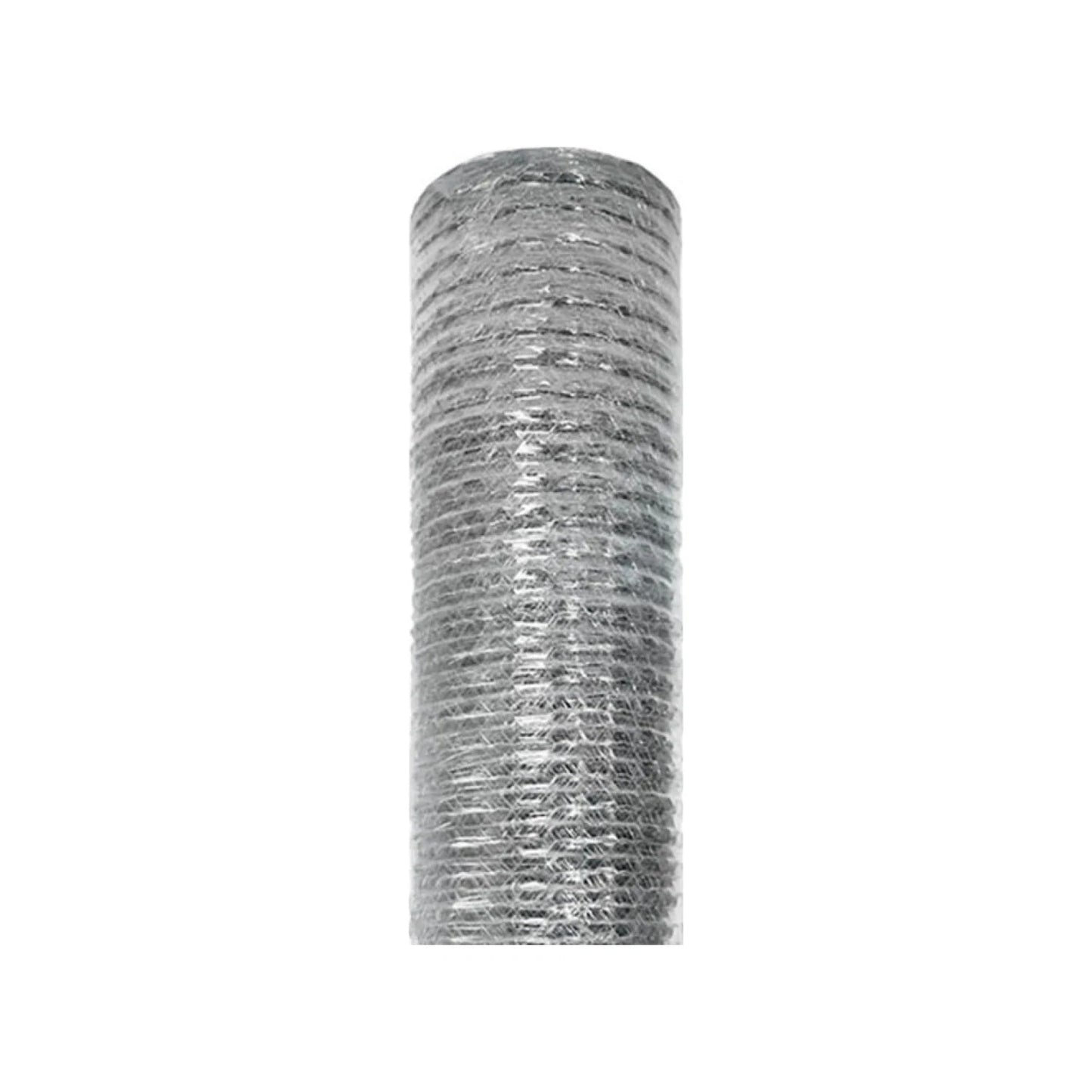 Rollo de malla hexagonal de alambre metálico galvanizado para cercos, jardines y gallineros