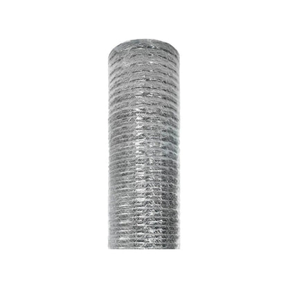 Rollo de malla hexagonal de alambre metálico galvanizado para cercos, jardines y gallineros