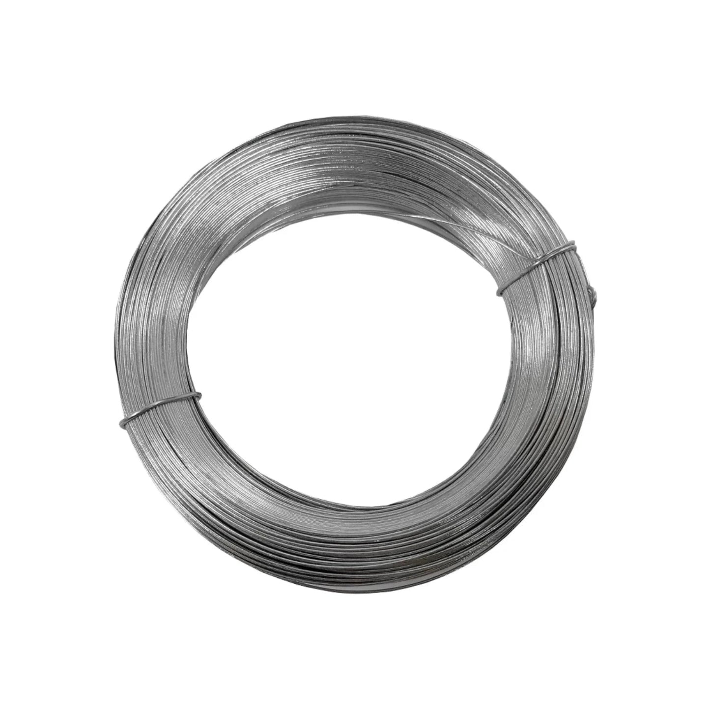 Alambre galvanizado calibre 16, rollo de alambre metálico plateado para construcción y usos generales