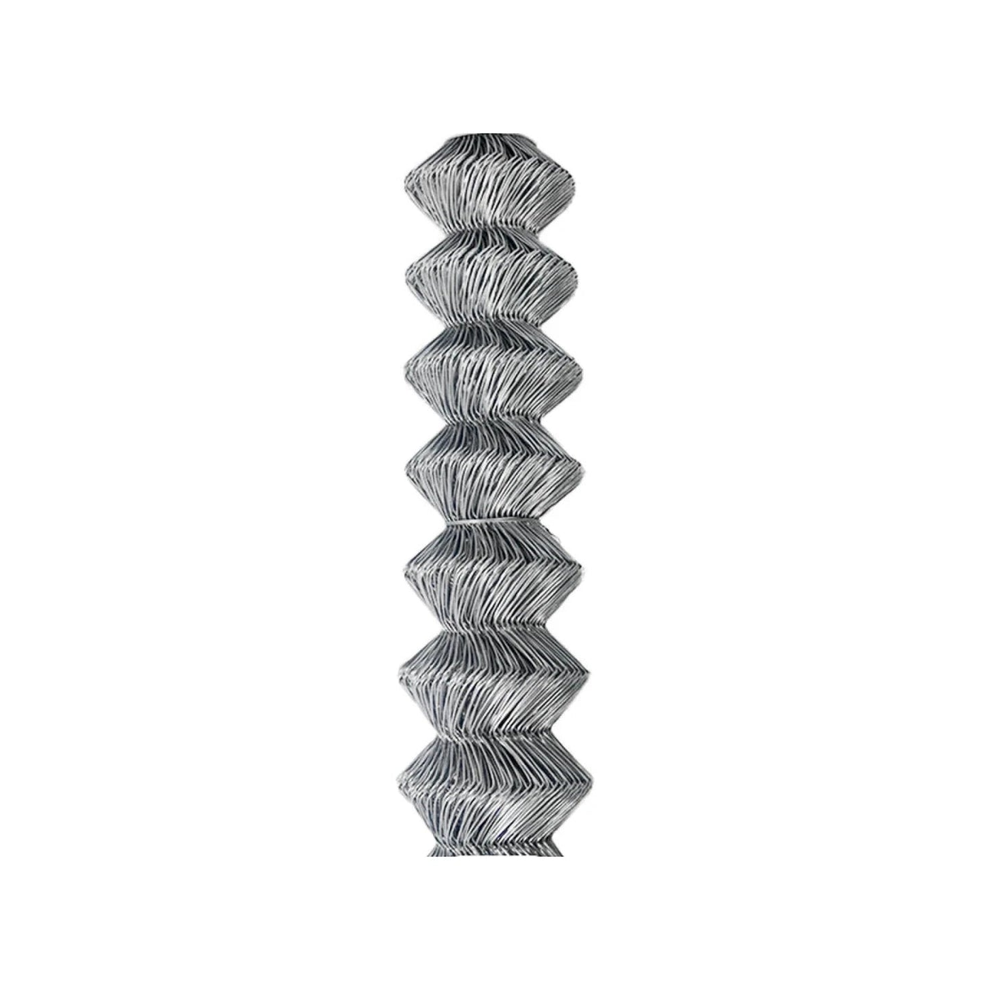 Rollo de malla ciclónica galvanizada para cercas, 2m x 20m, calibre 12.5 para seguridad perimetral
