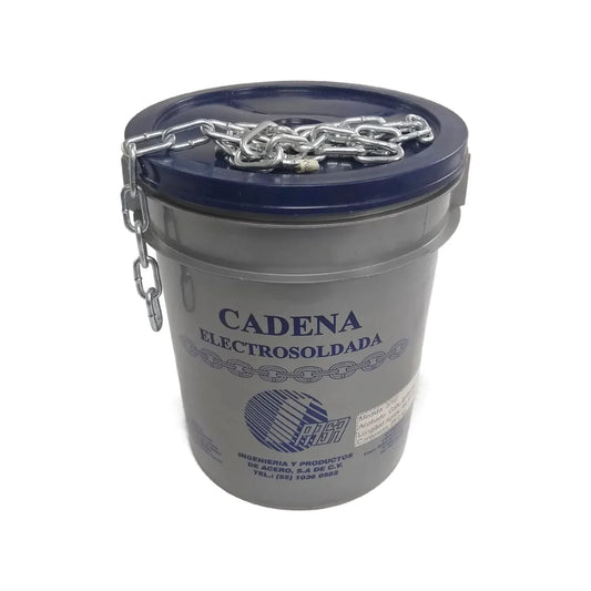 Cadena galvanizada 3/16" cubeta 25 kg Ipasa
