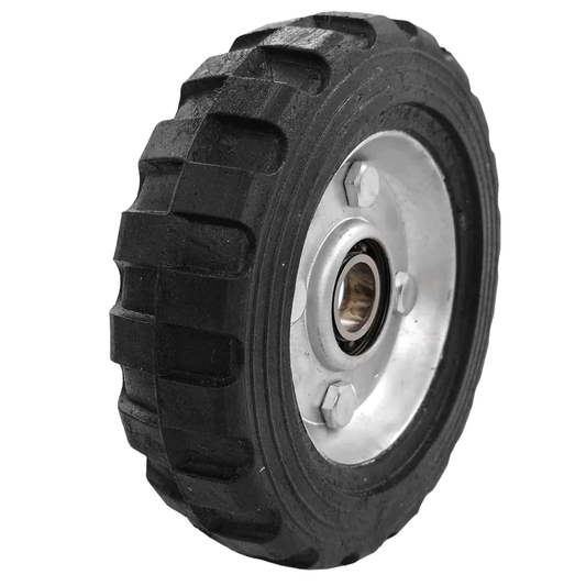 Rueda para diablo 5" de 1 balero PVC Huajucar