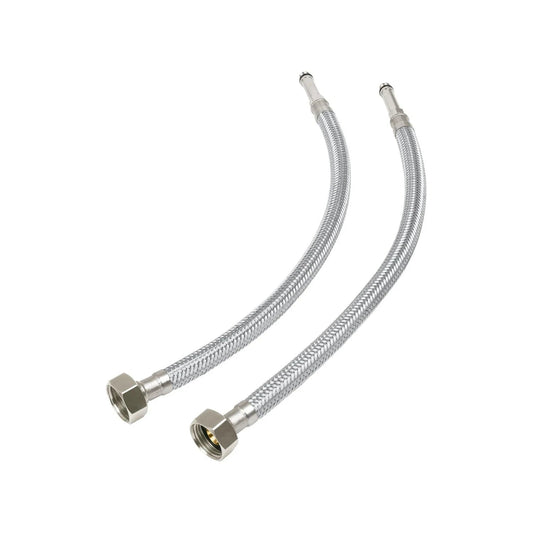 Mangueras flexibles de acero inoxidable trenzado para grifo monomando, conexiones de agua, plomería.