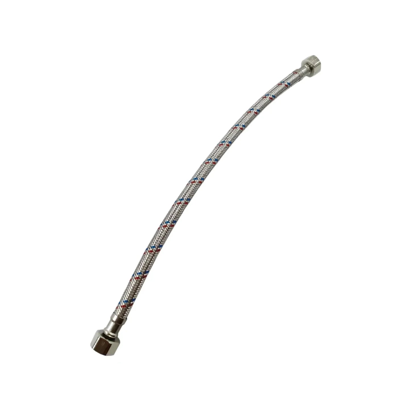 Manguera para lavabo 40 cm metálica Amuer P121240P