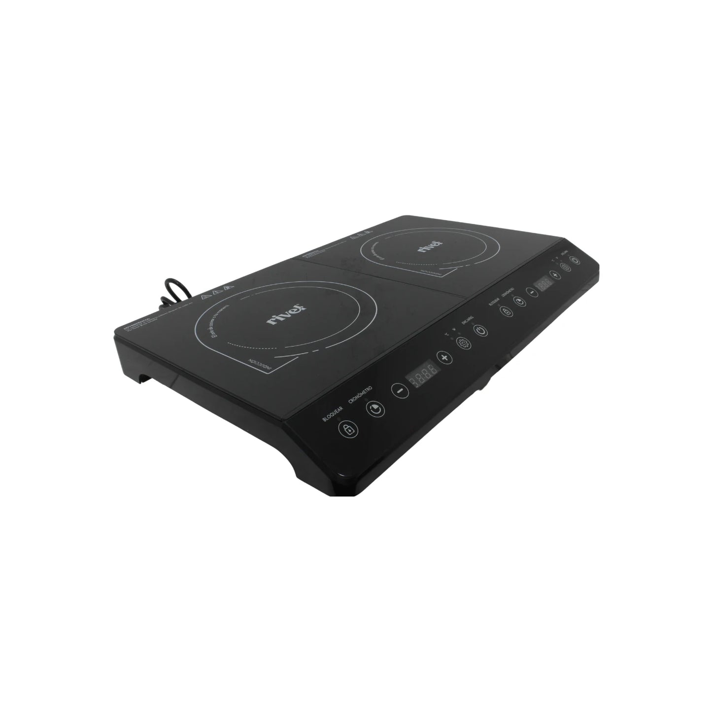 Parrilla 2 quemadores de inducción Rivel 2IND-TVT