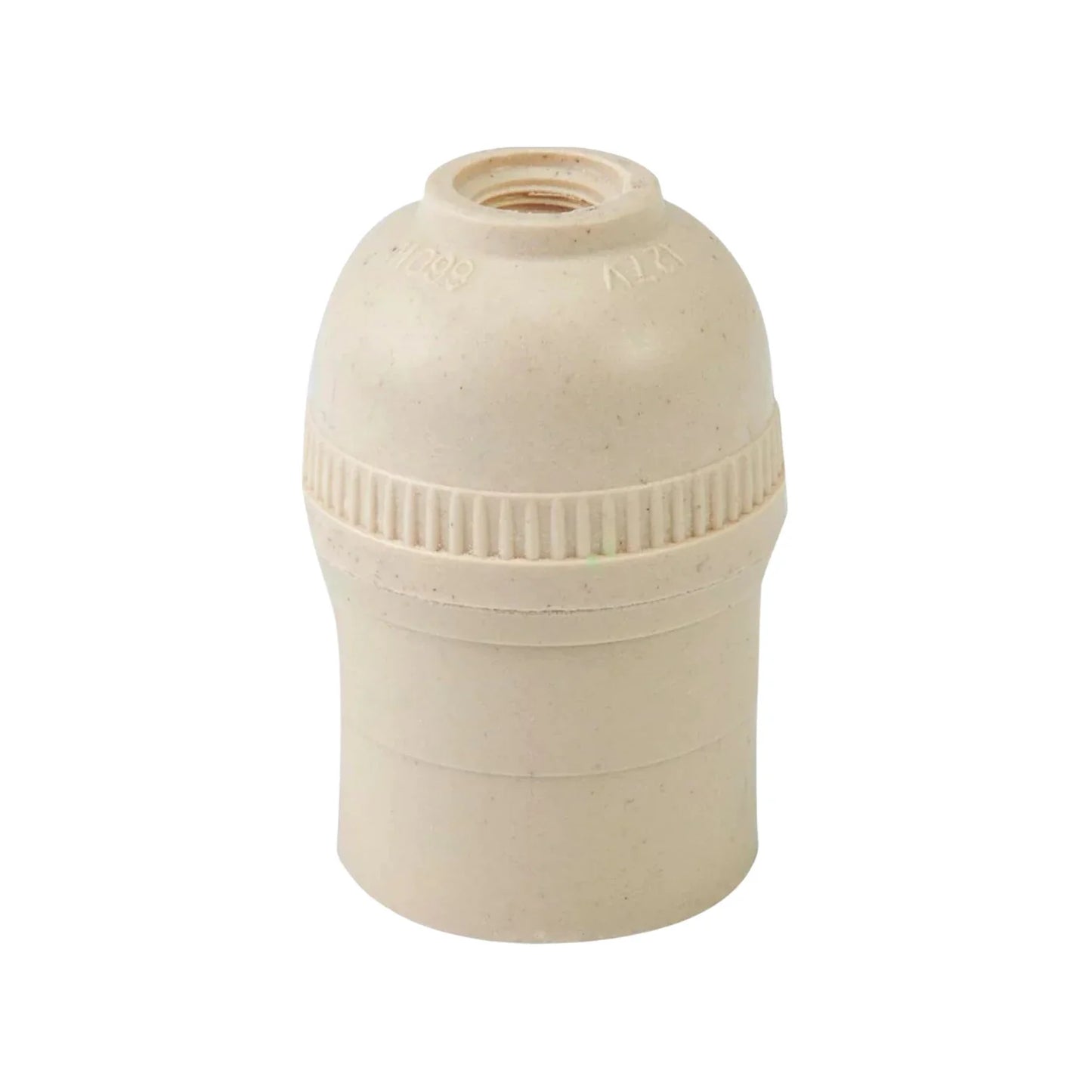Socket sencillo baquelita marfil Yeilite 929390