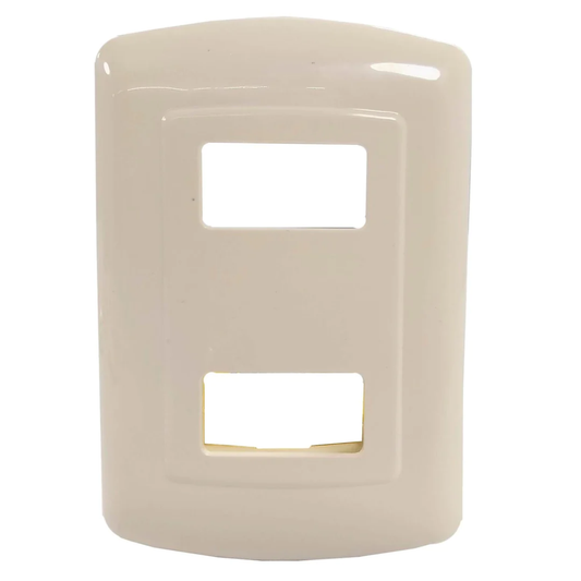 Placa 2 ventanas marfil Yeilite 921211 venecia