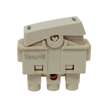 Apagador de escalera tipo venecia marfil Yeilite 921205