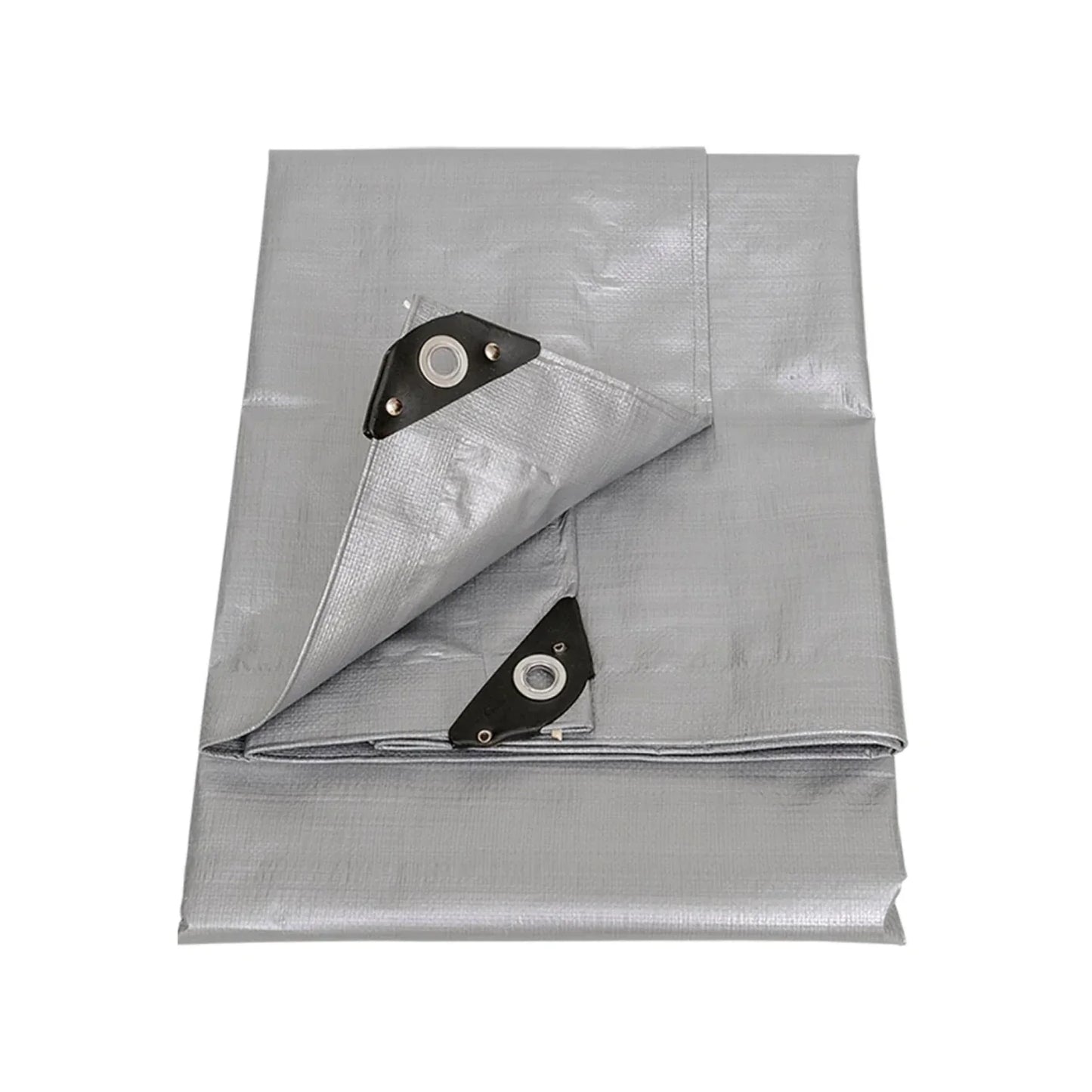 Lona 3.65 m x3.65 m gris uso rudo Prax 181258