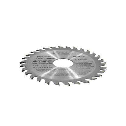 Disco sierra circular 4 3/8" de 30 dientes para madera Prax 18-1456