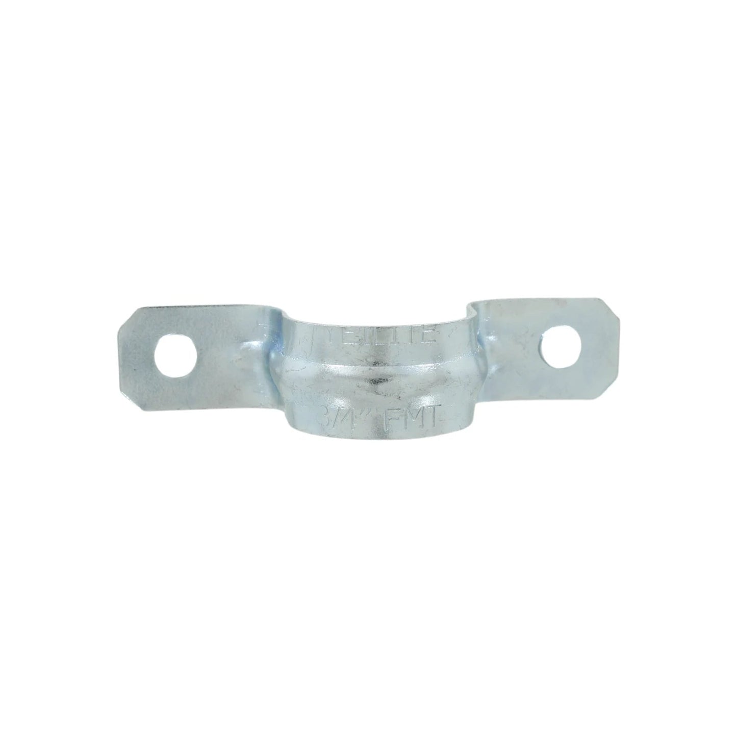 Abrazadera omega Yeilite metálica 3/4" FMT, galvanizada para sujetar conductos eléctricos