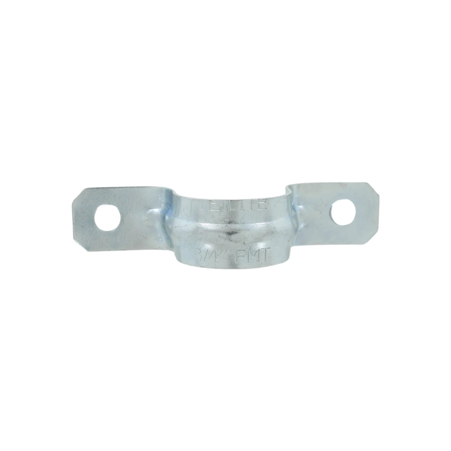 Abrazadera omega Yeilite metálica 3/4" FMT, galvanizada para sujetar conductos eléctricos