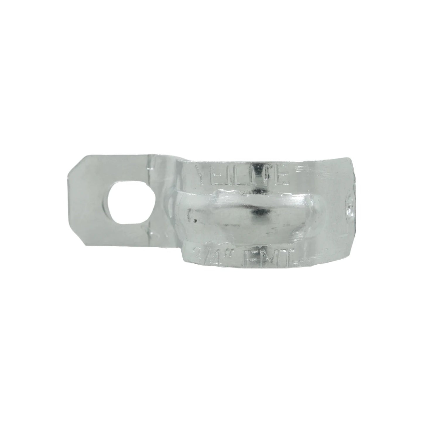Abrazadera de uña Yeilite 3/4" EMT galvanizada para fijación de tubo conduit eléctrico