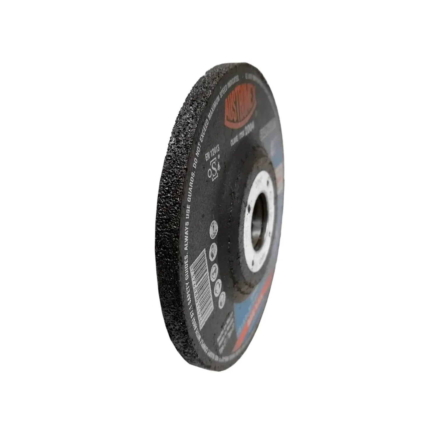 Disco de desbaste Austromex para esmeril angular de 4 1/2 pulgadas, abrasivo de alta resistencia color negro