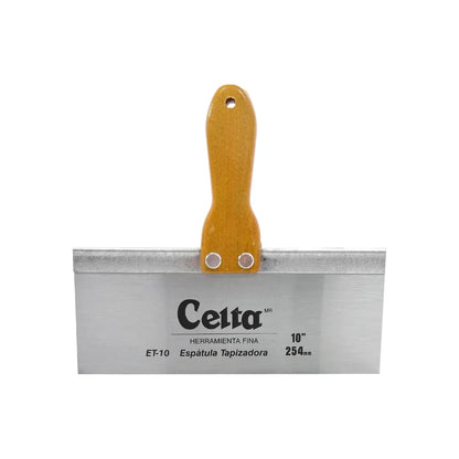 Espátula 10" tapicera mango de madera Celta