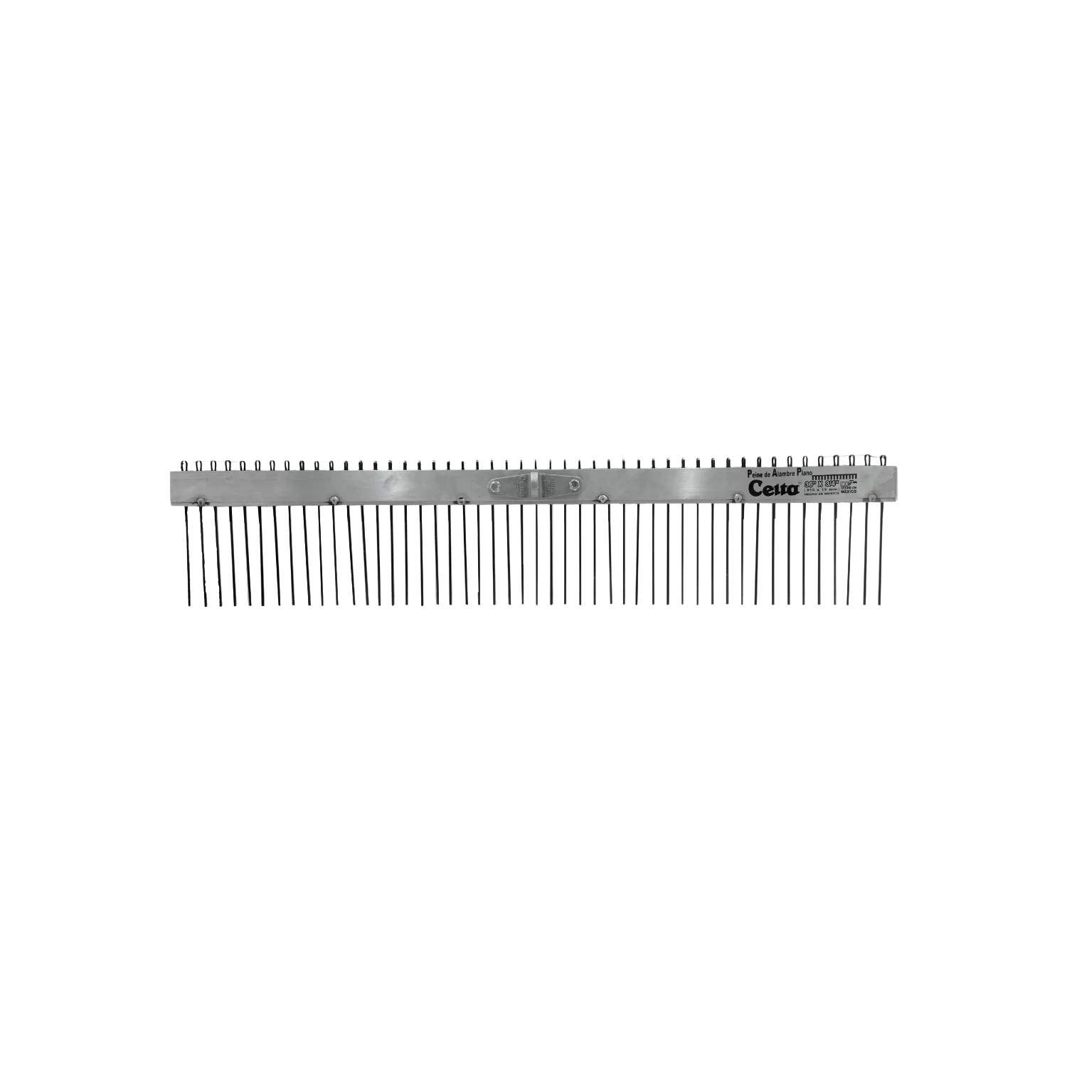 Cepillo de alambre plano Celta 36"x3/4 con adaptador para limpieza de superficies