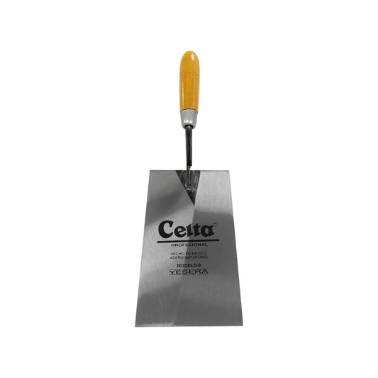Cuchara 9" yesera mango de madera Celta