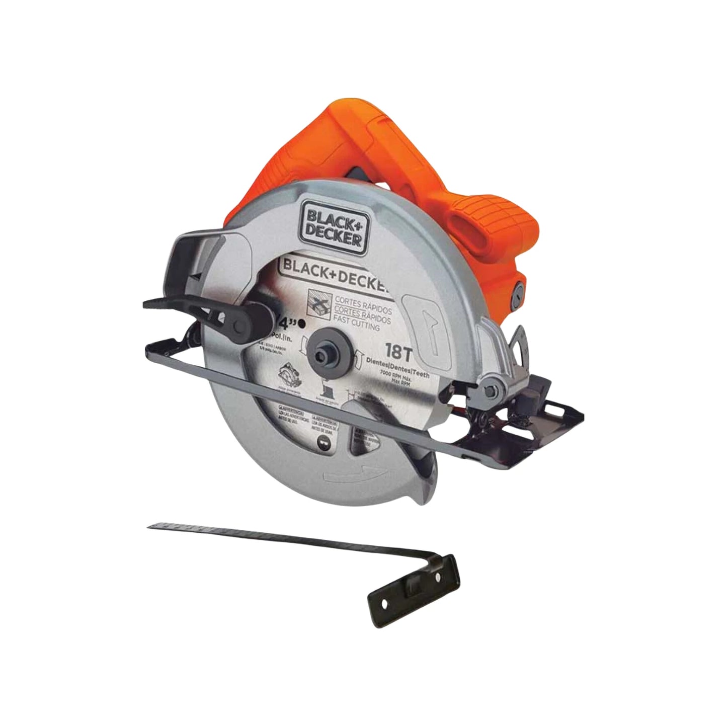 Sierra circular 7 1/4" de 1400 W Black+Decker CS1004-B3