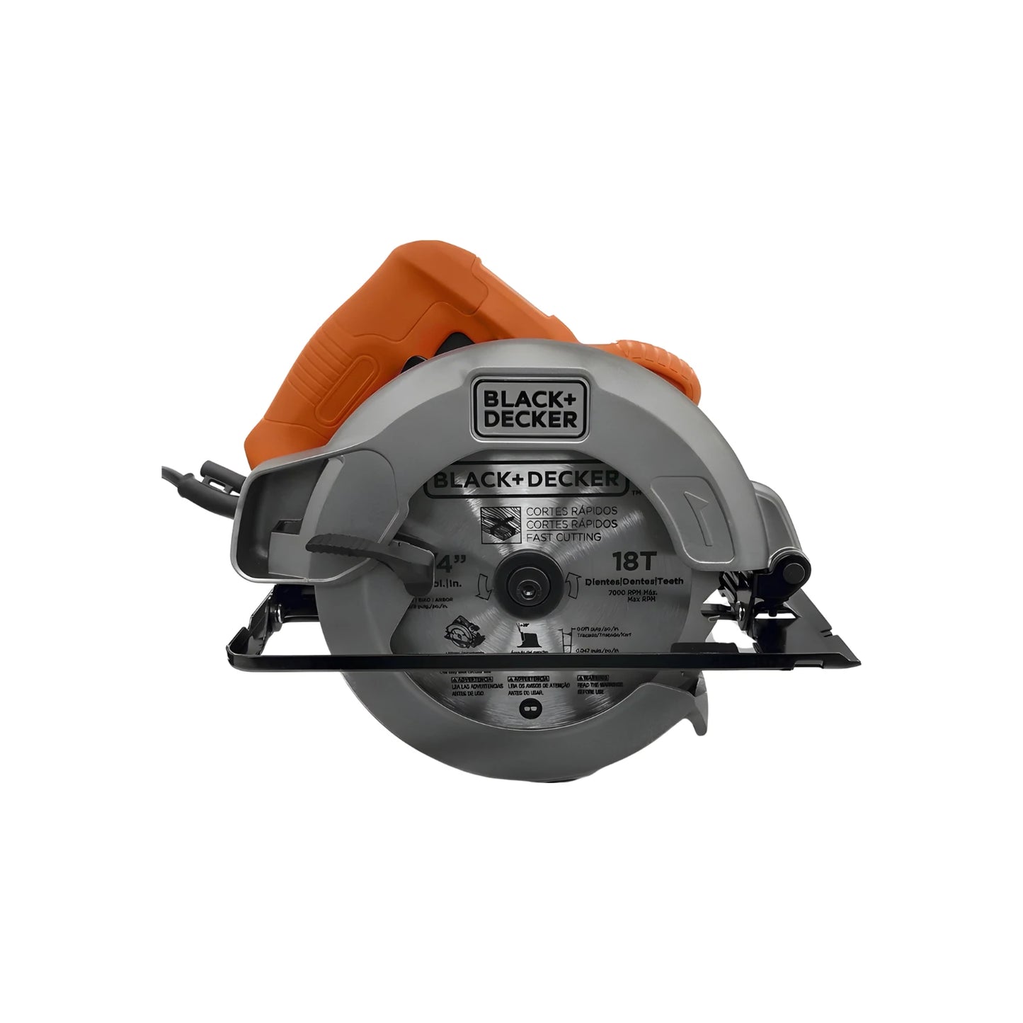 Sierra circular 7 1/4" de 1400 W Black+Decker CS1004-B3