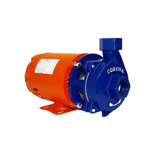 Bomba centrífuga eléctrica Siemens motor naranja y carcasa Corona azul para bombeo de agua