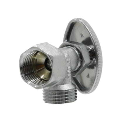 Llave angular con rosca 1/2" Ekon 401104
