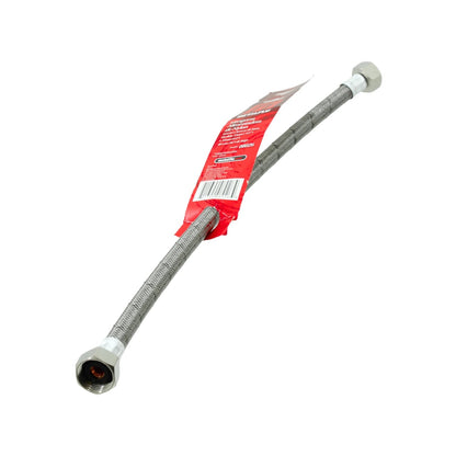 Manguera flexible Metalflu metálica de nylon para lavabo 40 cm