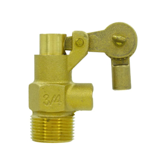 Válvula de alivio de presión para calentador de agua de bronce 3/4 pulgada con palanca de seguridad manual