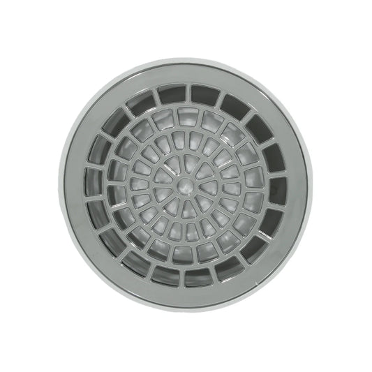 Coladera universal con rejilla cromada Metalflux 11019