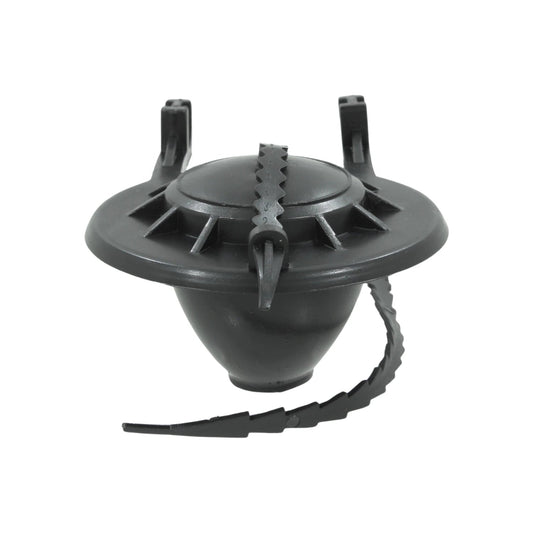 Tapón de inodoro tipo sapito de PVC negro con cadena, válvula de descarga para cisterna de WC