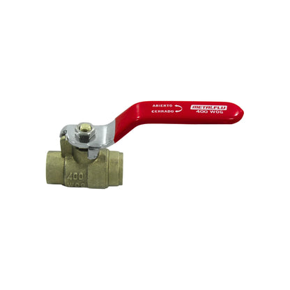 Válvula de esfera latón 1/2" soldable Metalflu