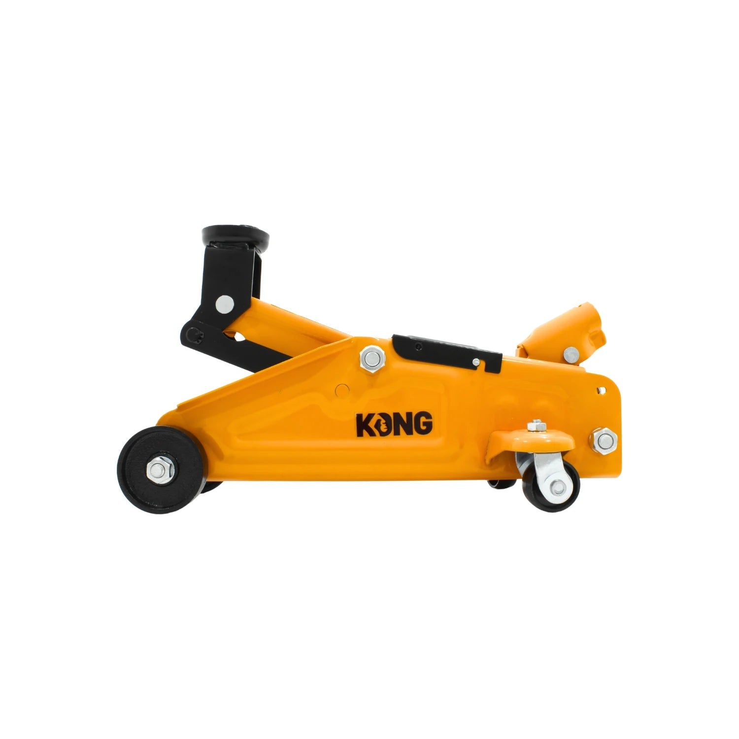Gato de patín hidráulico Kong naranja de 2 toneladas, herramienta esencial para elevar vehículos, mantenimiento automotriz