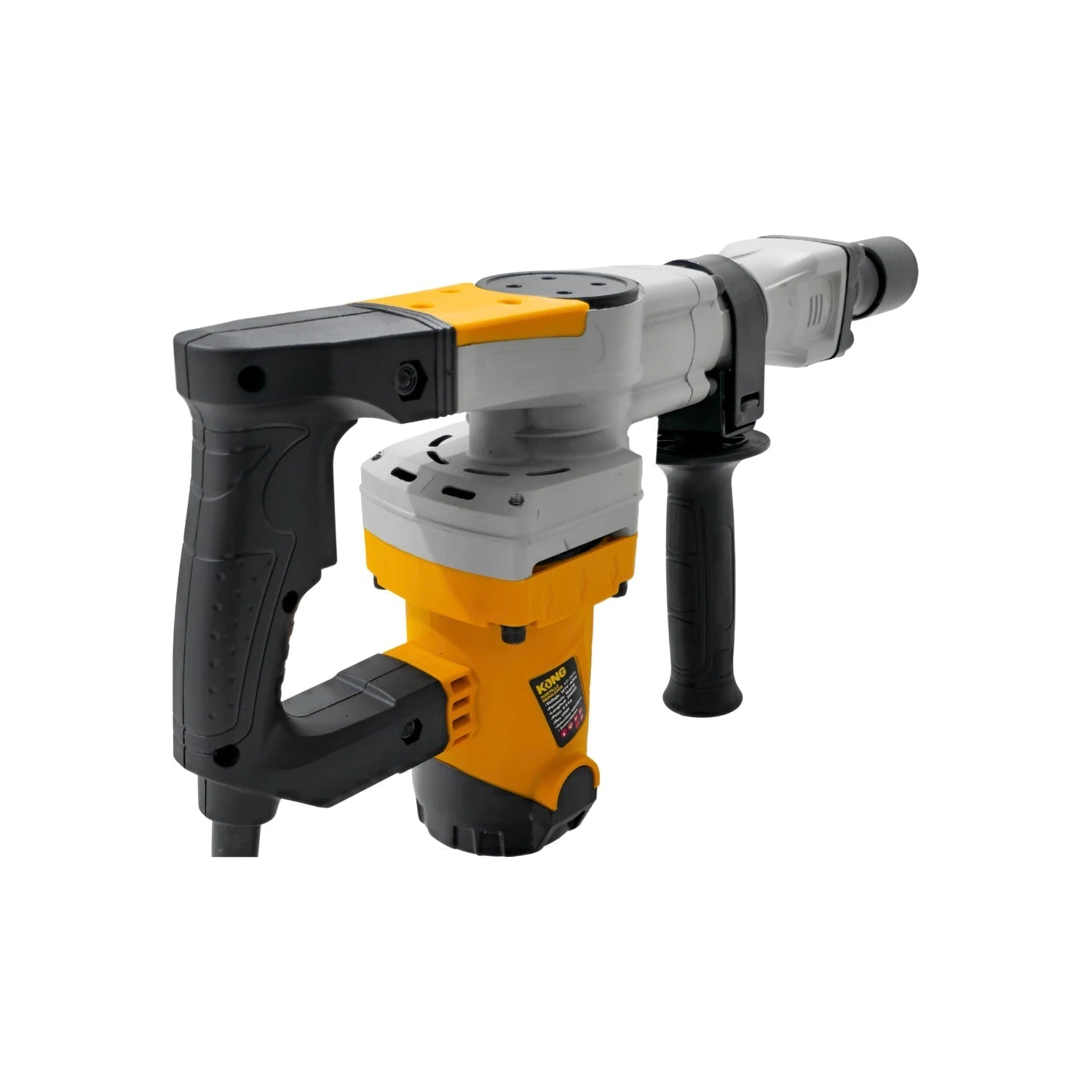 Martillo demoledor eléctrico Kong KO0816 1500W, amarillo y gris, para construcción pesada